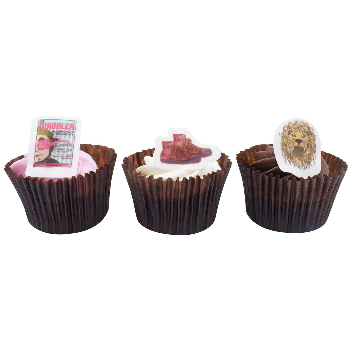 Harry Potter Suikervel cupcake toppers, 24 stuks, Luna Lovegood