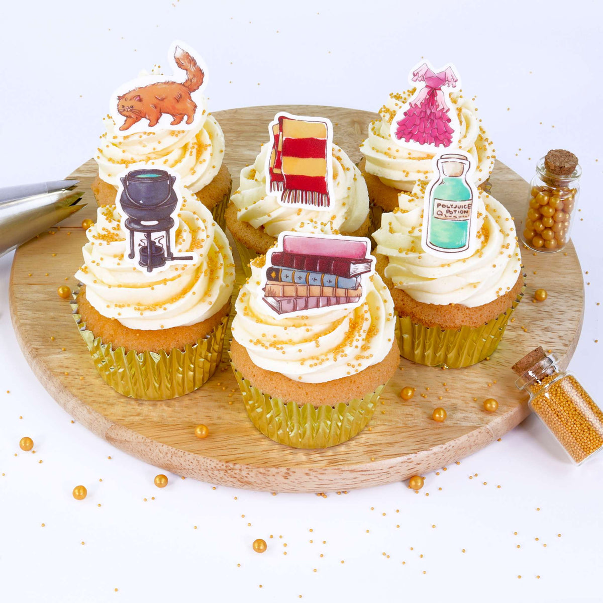 Hermione Granger Edible Cupcake Toppers Set Of 24 (24g)