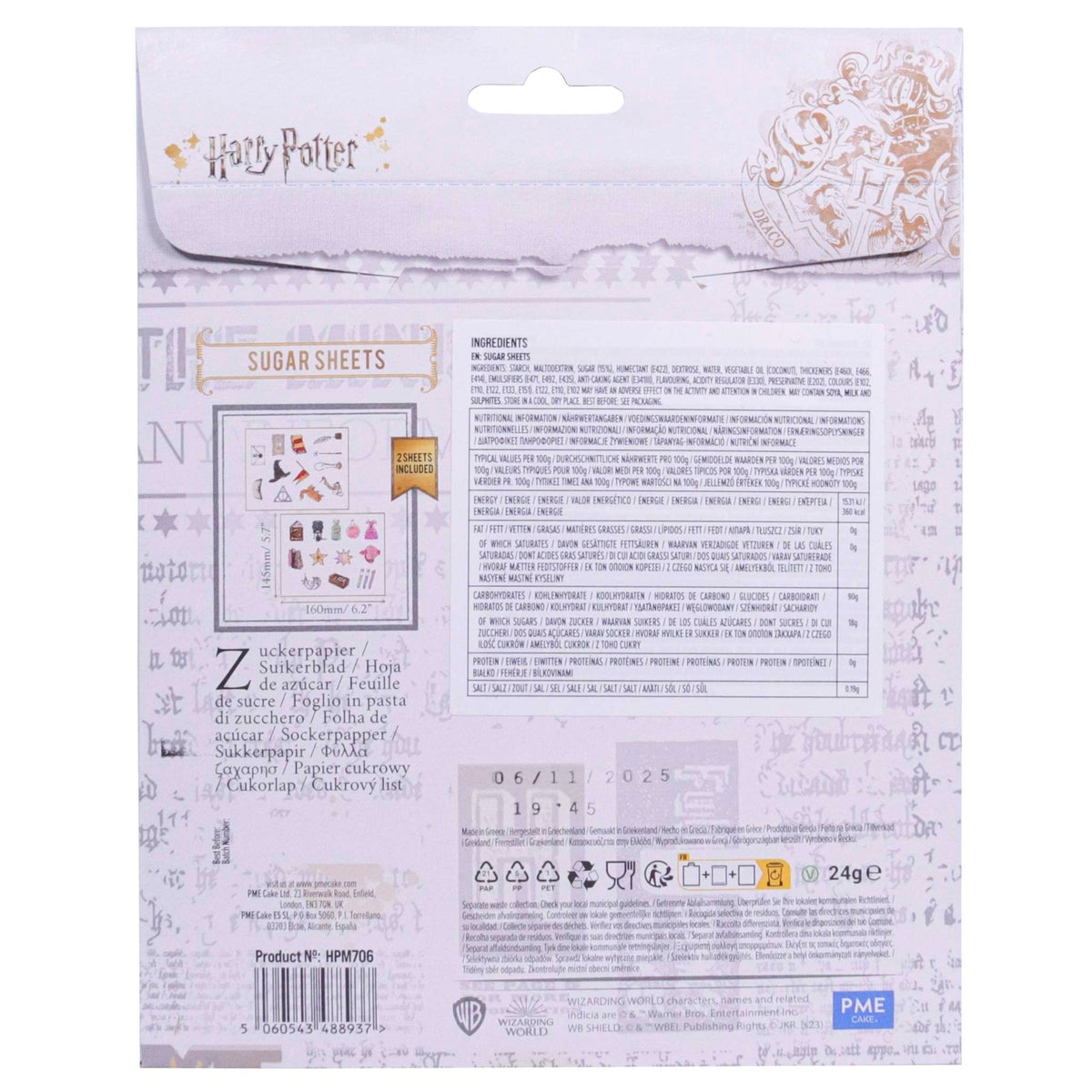 Hermione Granger Edible Cupcake Toppers Set Of 24 (24g)