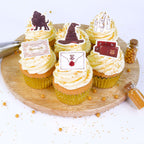 Harry Potter Suikervel cupcake toppers, 24 stuks, Hogwarts