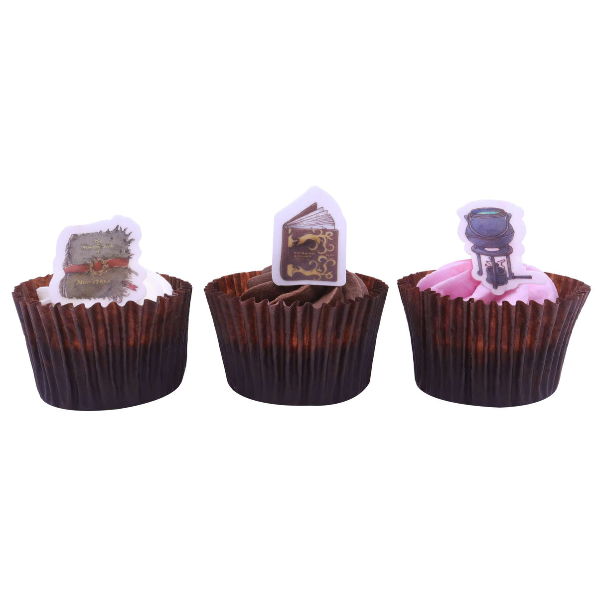 Harry Potter Suikervel cupcake toppers, 24 stuks, Hogwarts