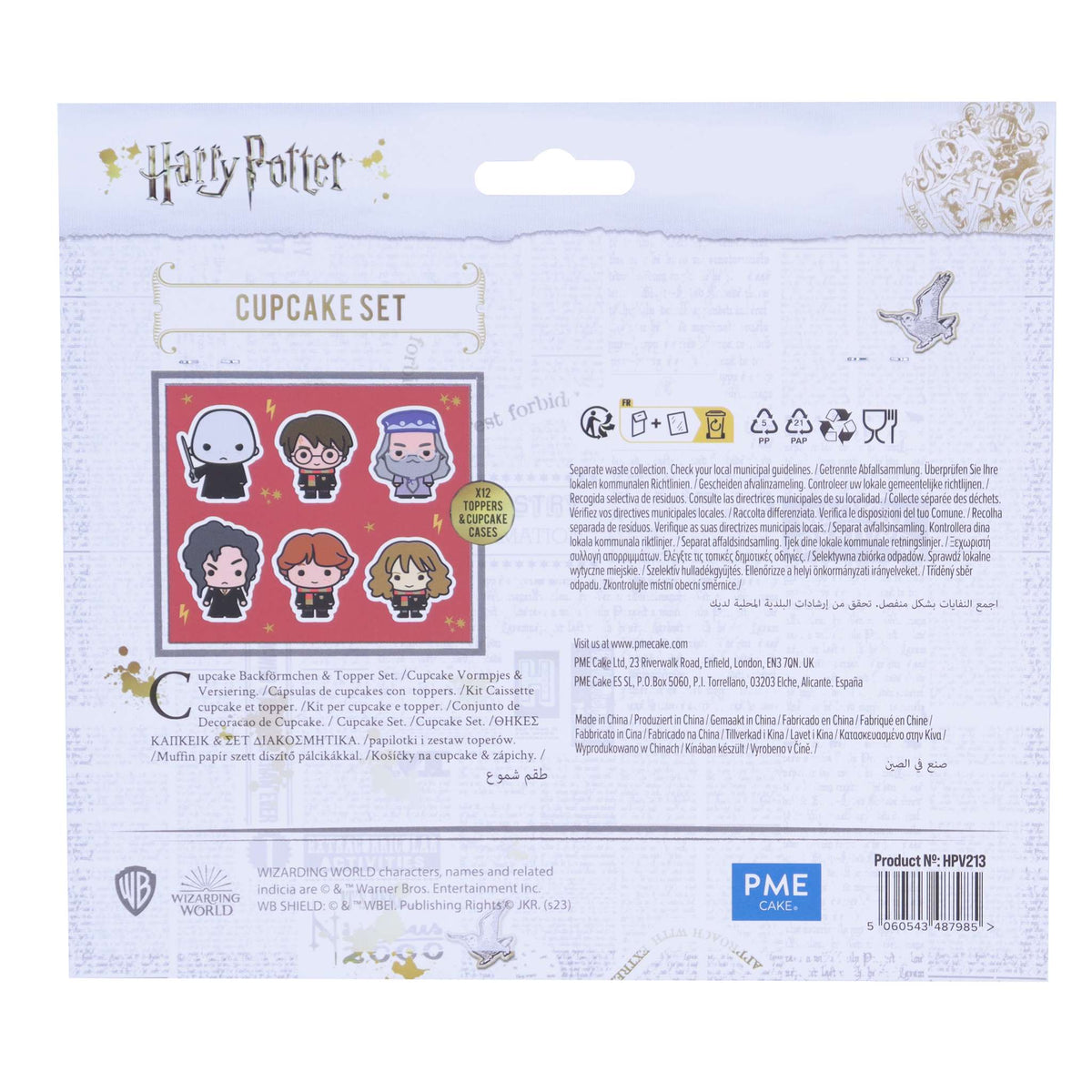 Harry Potter Cupcake vormpjes & Topper Set van 12, Karakters