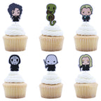 Harry Potter Taarttoppers, 6 stuks, De Duistere Kunsten