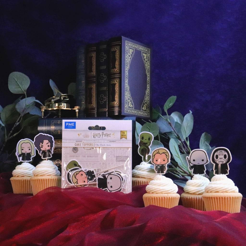 Harry Potter Taarttoppers, 6 stuks, De Duistere Kunsten