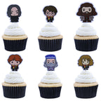 Harry Potter Characters Cupcake Toppers  Pk/6