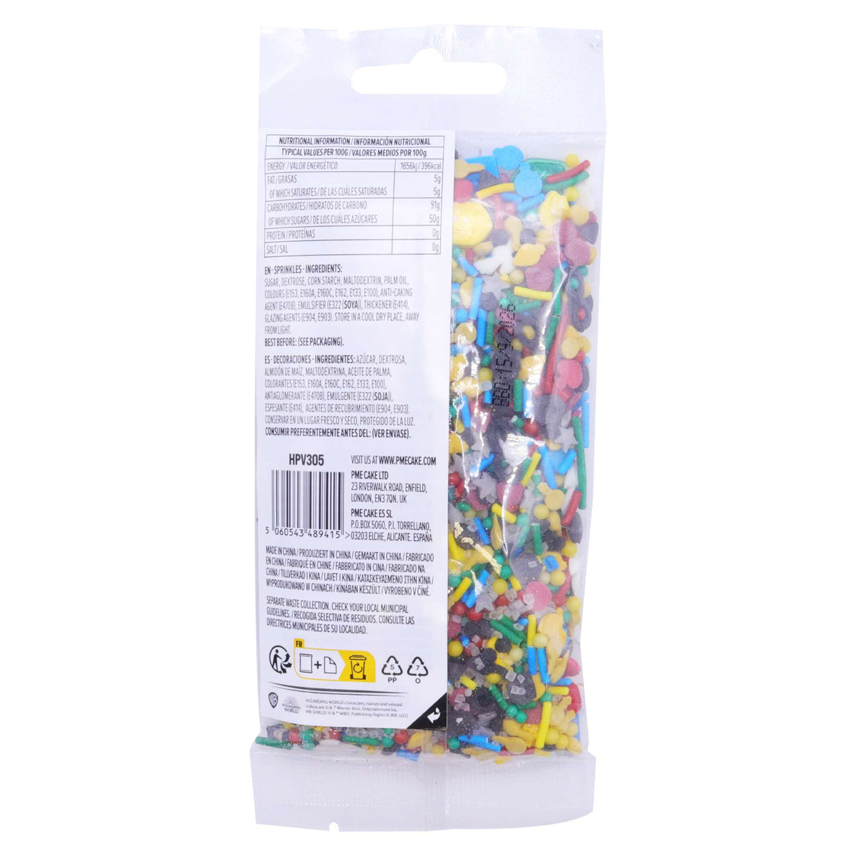 Harry Potter 60g Mix van Strooisels, Hogwarts, Zakje