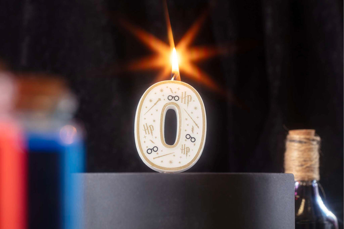 Number Zero Candle