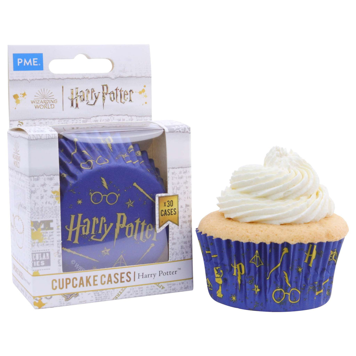 Harry Potter Cupcake vormpjes met Folievoering, 30 stuks, Tovenaarswereld