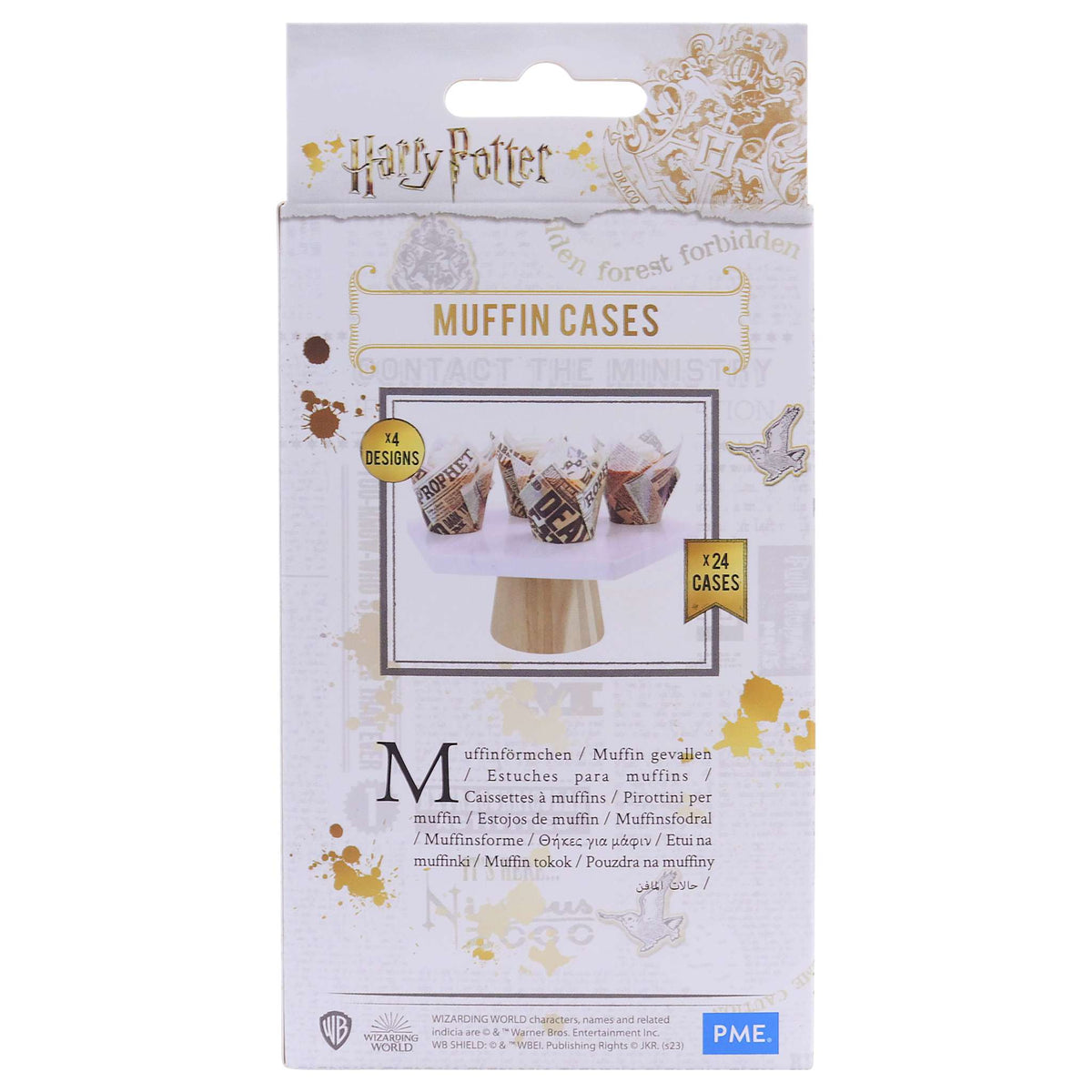 Harry Potter Tulipas para Muffins, Set de 24, The Daily Prophet