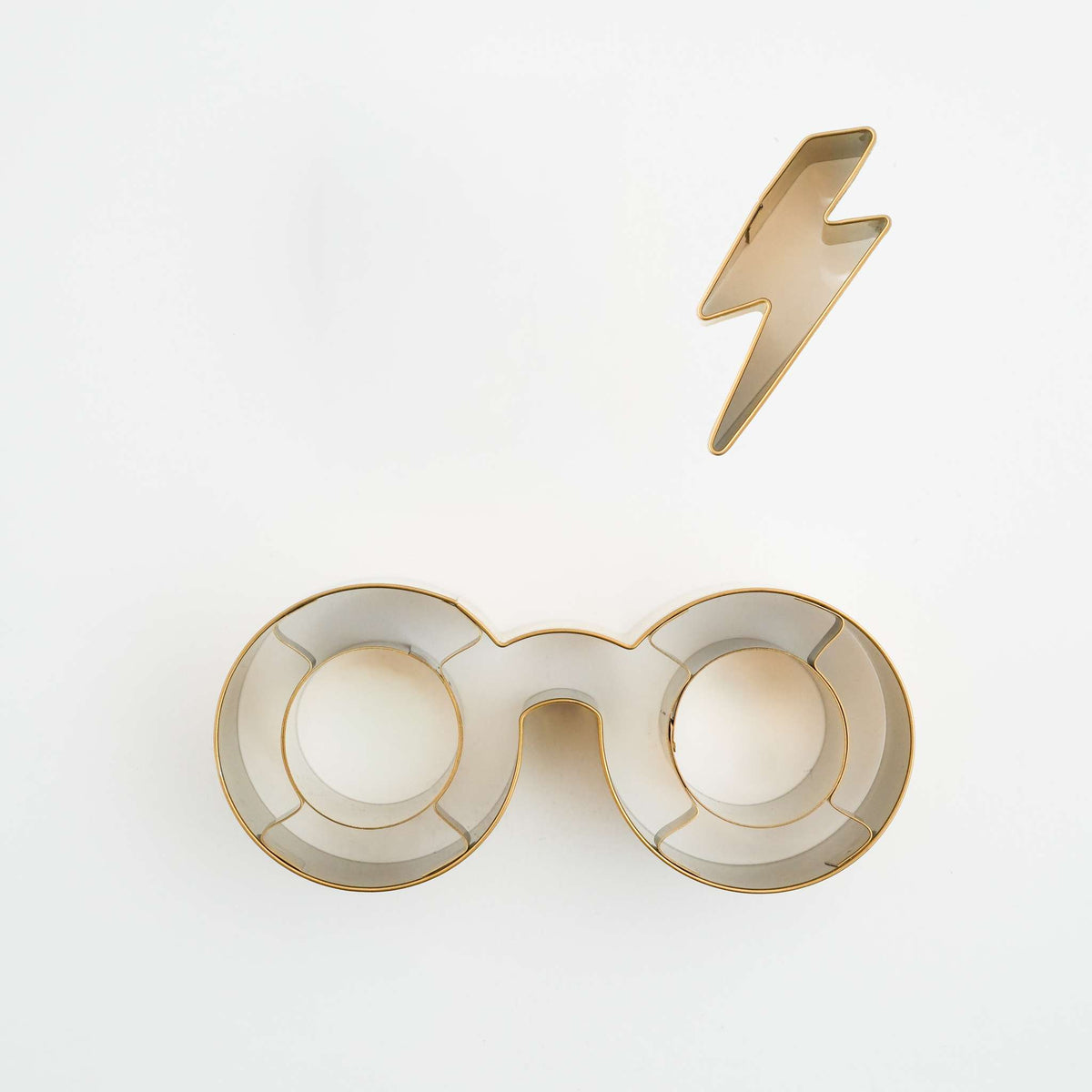 Harry Potters Large Glasses And Scar Fondant Cutter  Set Of 2