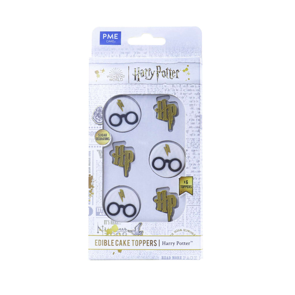 Harry Potter Essbare Zucker Tortenaufsatz, 6er-set