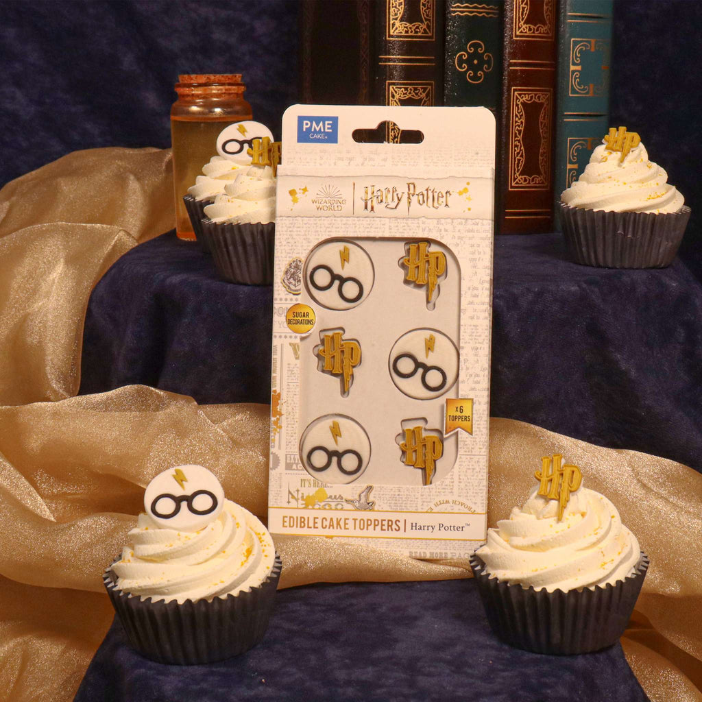 Harry Potter Essbare Zucker Tortenaufsatz, 6er-set