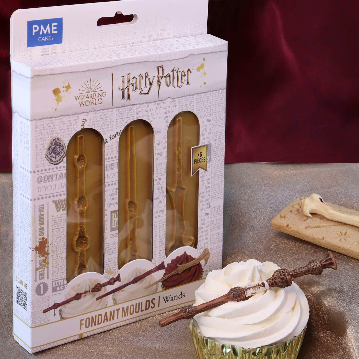 Harry Potter Molde para Fondant, Varitas