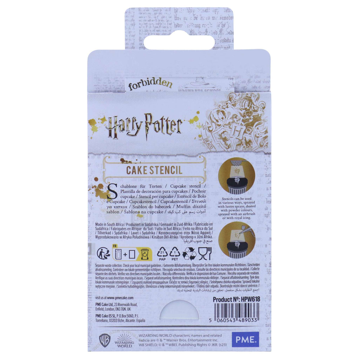 Harry Potter Pochoir Gâteau, Logo HP, Petit