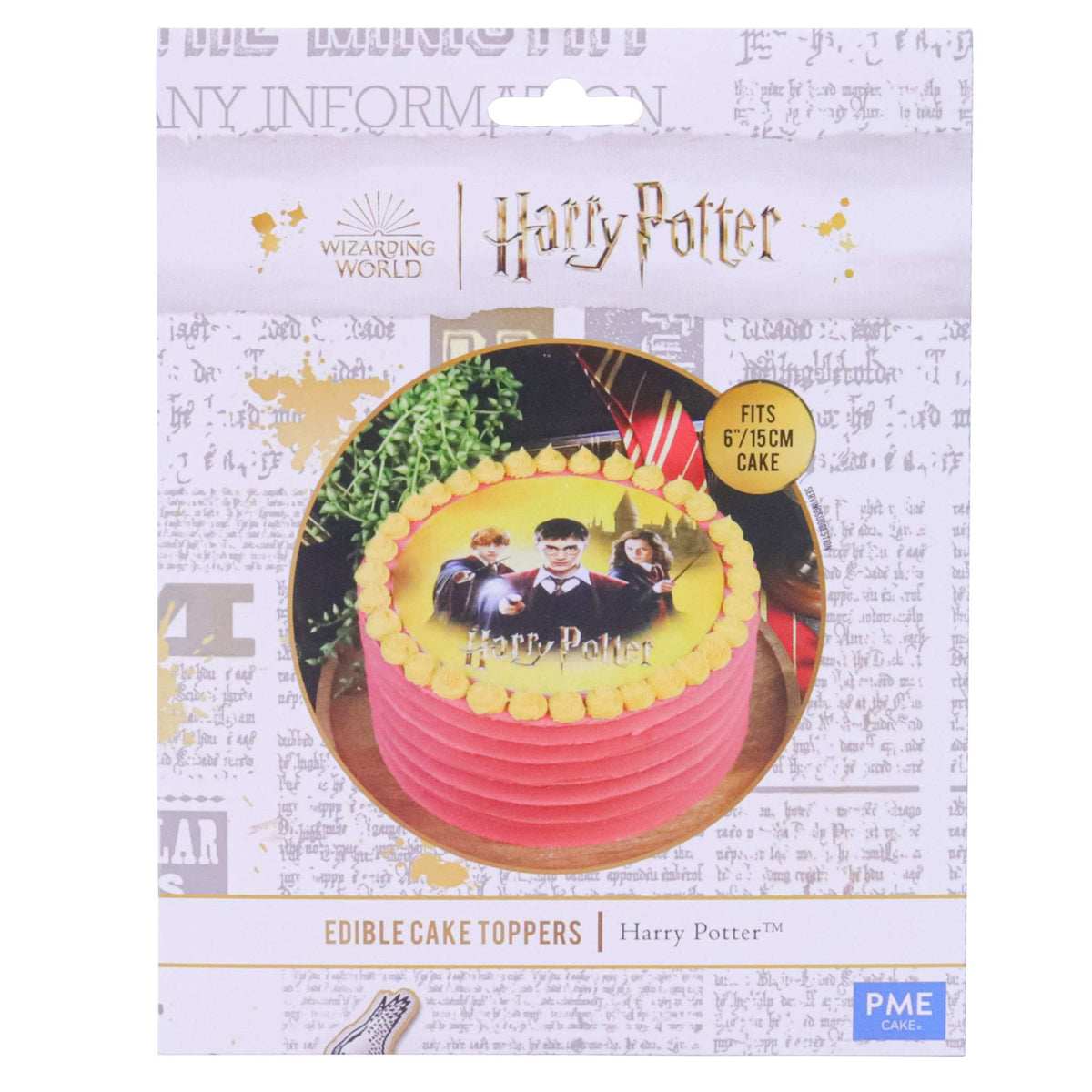 Harry Potter Runden Essbare Zuckerpapier Tortenaufleger, Klein