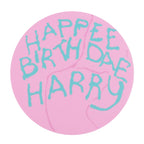 Harry Potter Papel de Azúcar para Pastel "Happee Birthdae" Hagrid, Pequeño