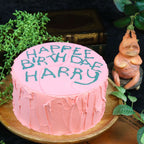 Harry Potter Papel de Azúcar para Pastel "Happee Birthdae" Hagrid, Pequeño