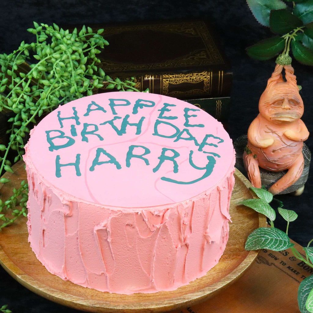 Harry Potter Essbare Zuckerpapier Tortenaufleger, "Happee Birthdae" Hagrid, Groß