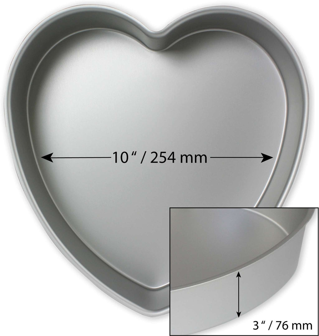 Heart Aluminium Cake Tin (10 x 3" / 254 x 76mm)