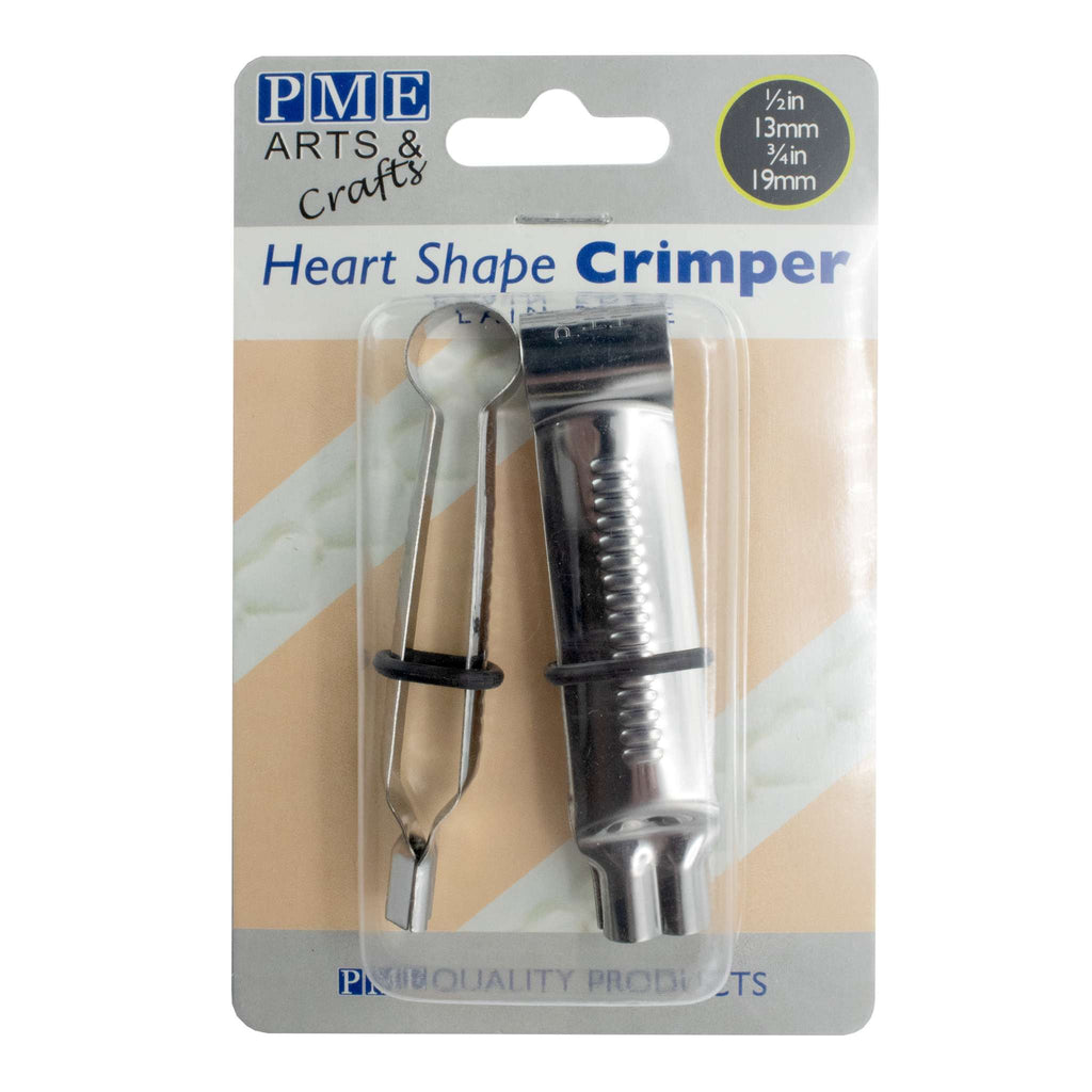 Crimper - Herzförmige glatte Ränder-Set von 2