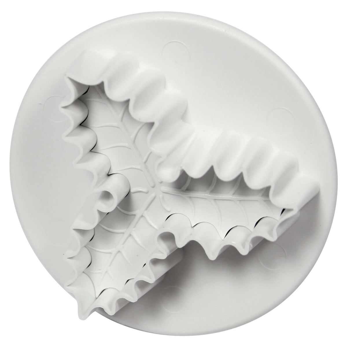 Three Leaf Holly Plunger Fondant Cutter (25mm / 1")