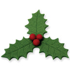 Three Leaf Holly Plunger Fondant Cutter (45mm / 1.7")