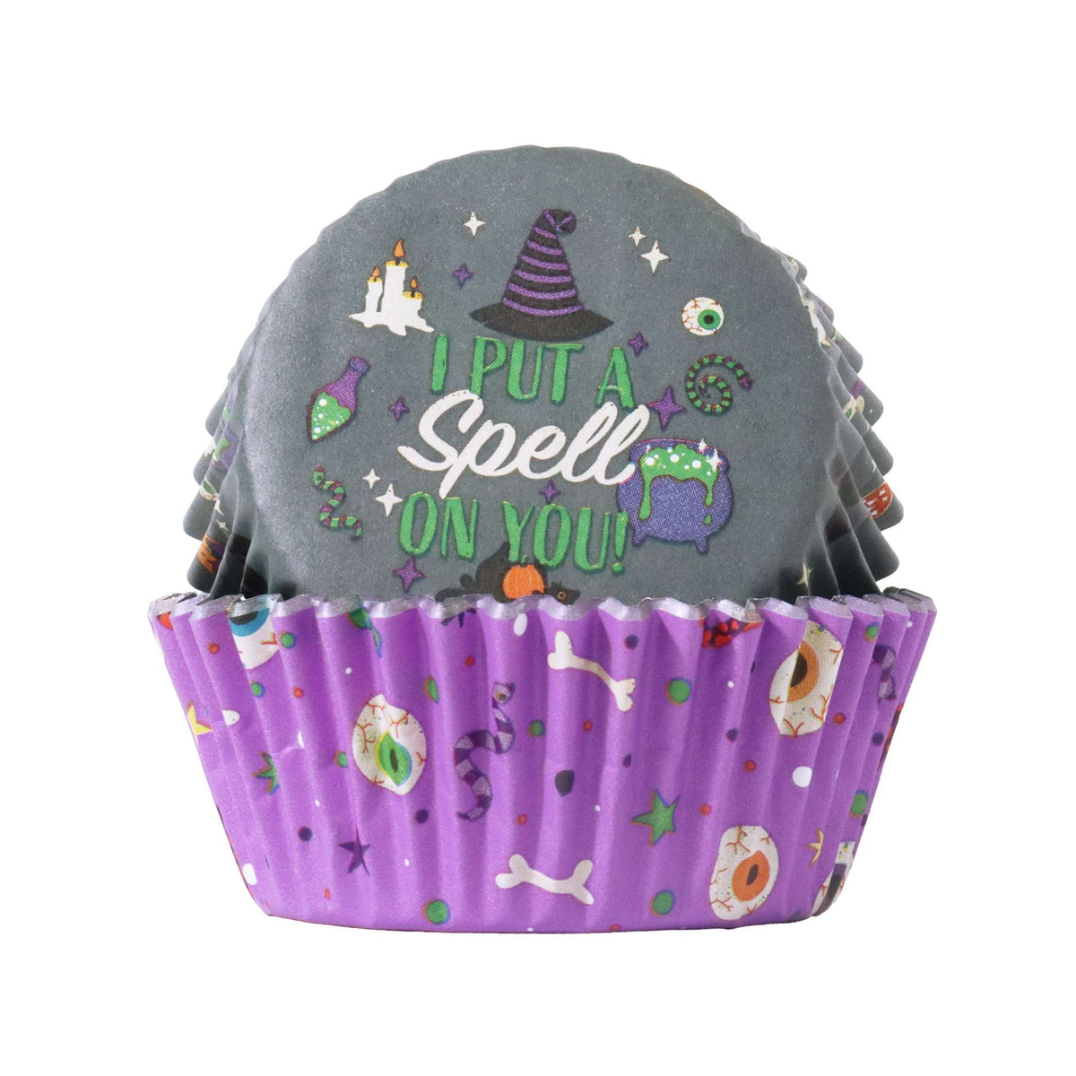 Wicked Witch Foil Lined Cupcake Cases Pk/60