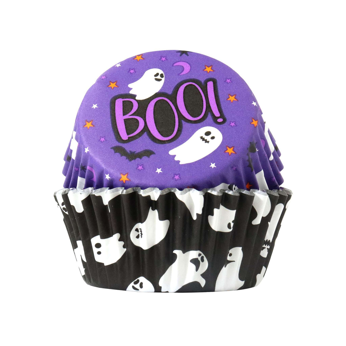 Spooky Ghosts Foil Lined Cupcake Cases Pk/60