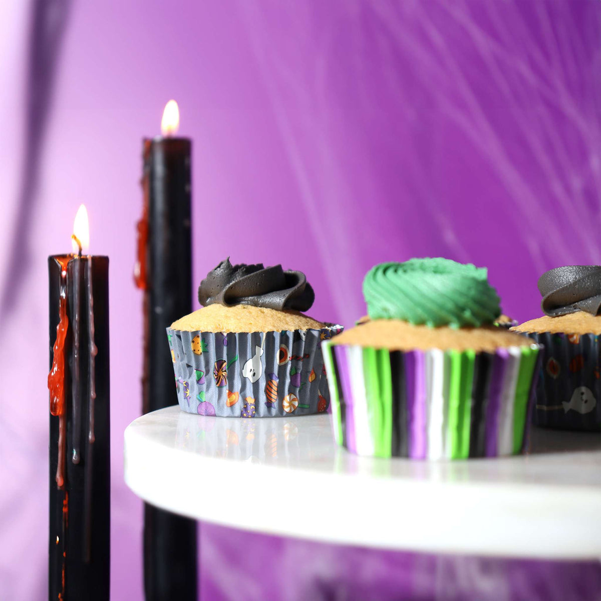 Trick Or Sweet Foil Lined Cupcake Cases Pk/60
