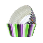 Halloween Folienbeschichtete Cupcake-Förmchen - Trick oder Süß (60 Stück)