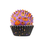 Pumpkin Party Mini Foil Lined Cupcake Cases Pk/60