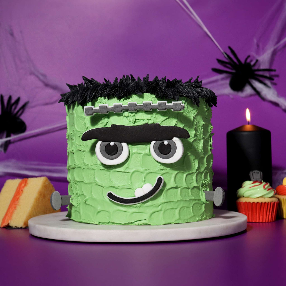 Cake A Face Frank-ly Scary Edible Cake Decorations Set Of 5  (70.3g / 2.48oz)