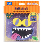 Halloween Décorations en Sucre Comestibles de Gâteau - Monstre (5 pièces)