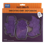Halloween Koekjesuitstekers & Stempels - Griezelige Personages (Set van 3)