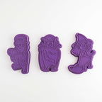 Halloween Koekjesuitstekers & Stempels - Griezelige Personages (Set van 3)