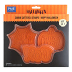 Halloween Koekjesuitstekers & Stempels - Vrolijk Halloween (Set van 3)
