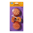 Halloween Bakförmchen & Cupcake Dekorationensset - Jack-o-Lantern (48 Stück)