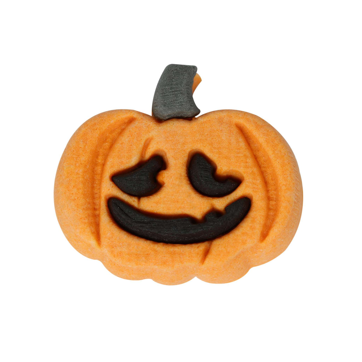 Halloween Essbare Zucker Tortenaufsatz - Kürbisfratze (12 Stück)