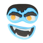 Halloween Essbare Zucker Tortenaufsatz - Monstergesichter (12 Stück)