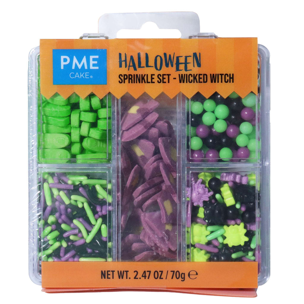 Halloween Assortiment de Sprinkles de 5-en-1 - Sorcière Méchante (70g)