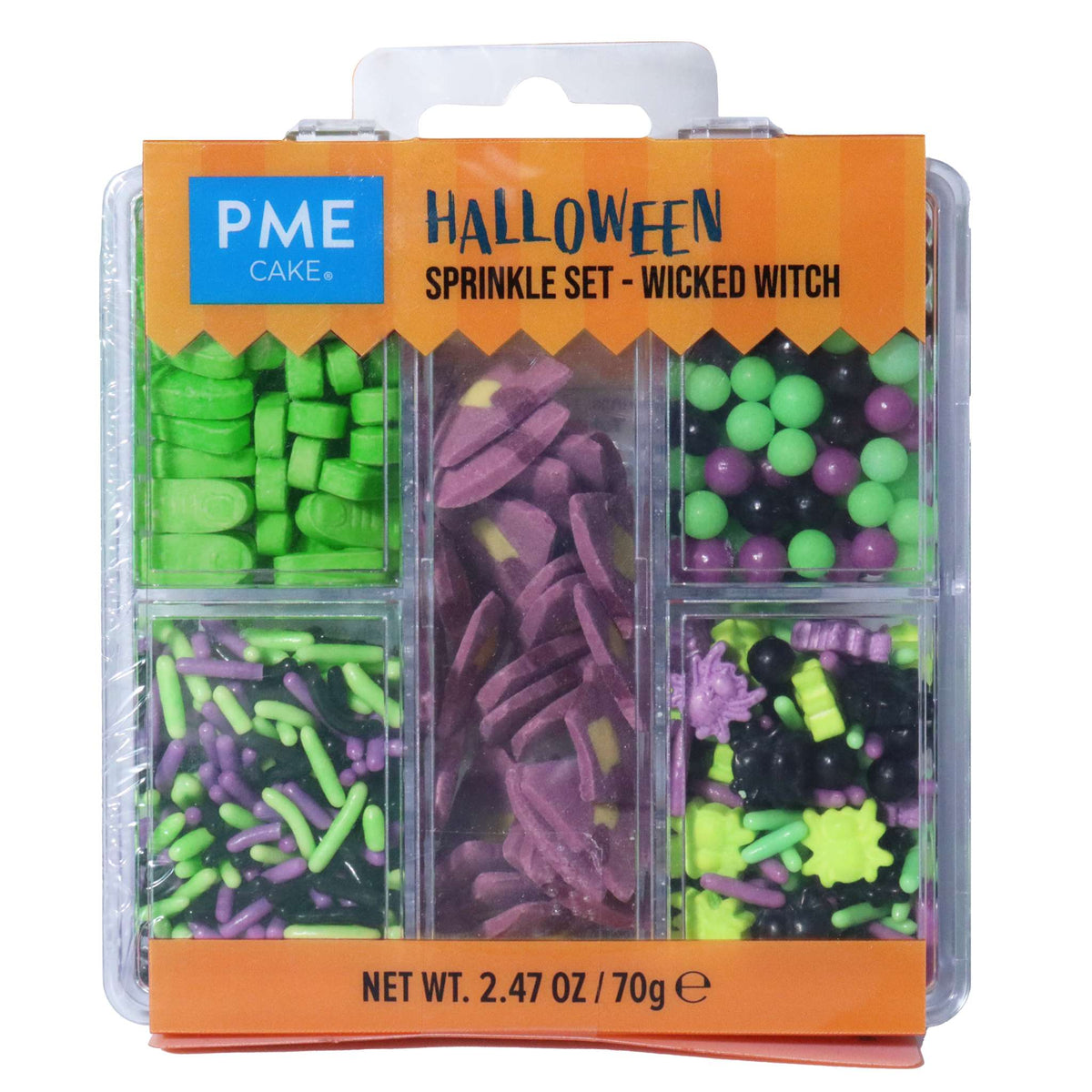 Halloween Assortiment de Sprinkles de 5-en-1 - Sorcière Méchante (70g)