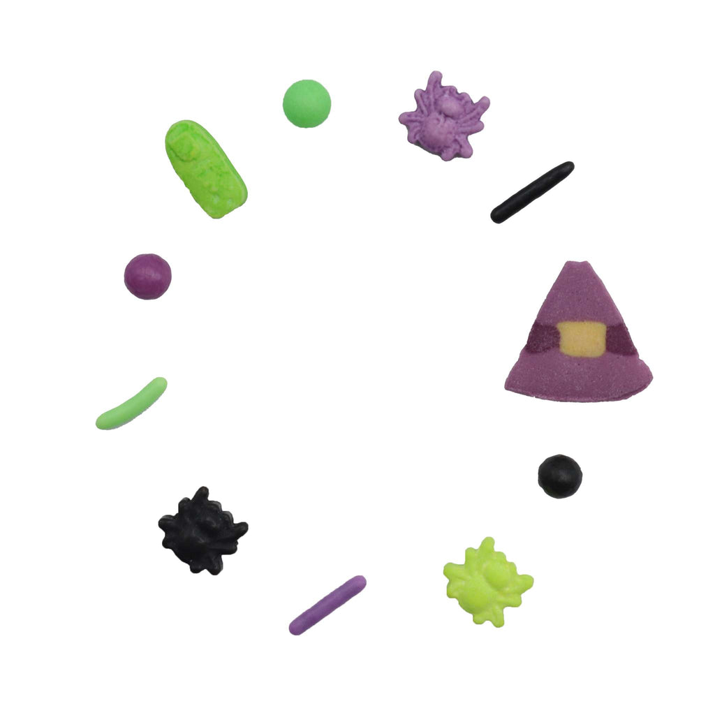 Halloween Assortiment de Sprinkles de 5-en-1 - Sorcière Méchante (70g)
