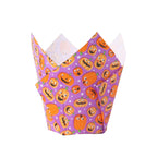 Halloween Tulpmuffinvormpjes - Pompoenfeest (24 stuks)