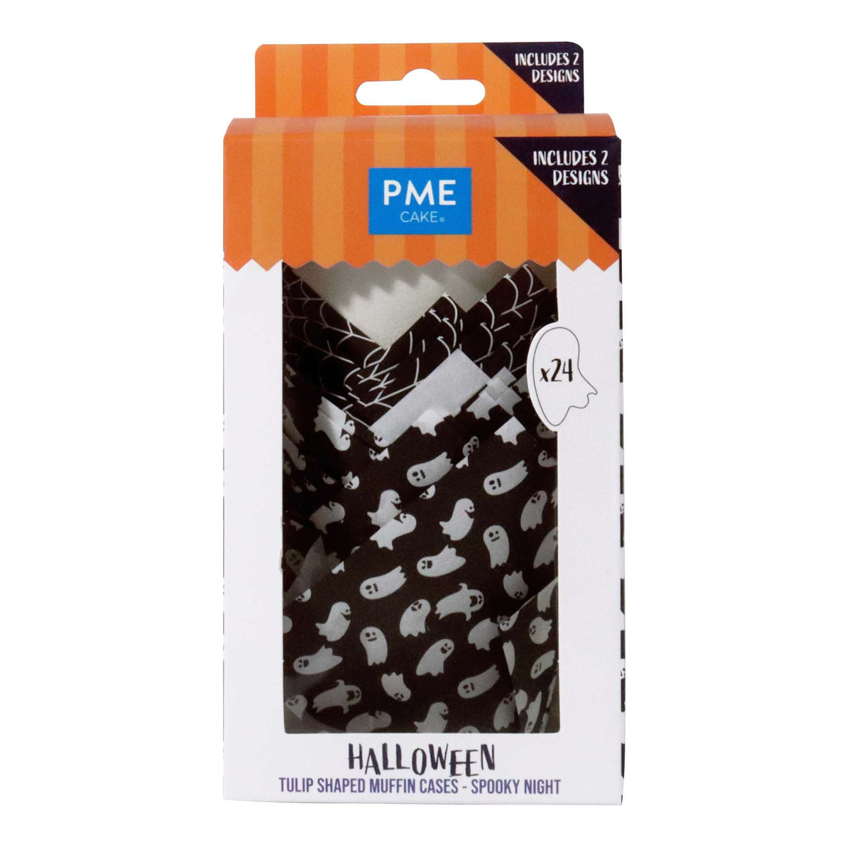 Spooky Night Tulip Shaped Muffin Cases Pk/24