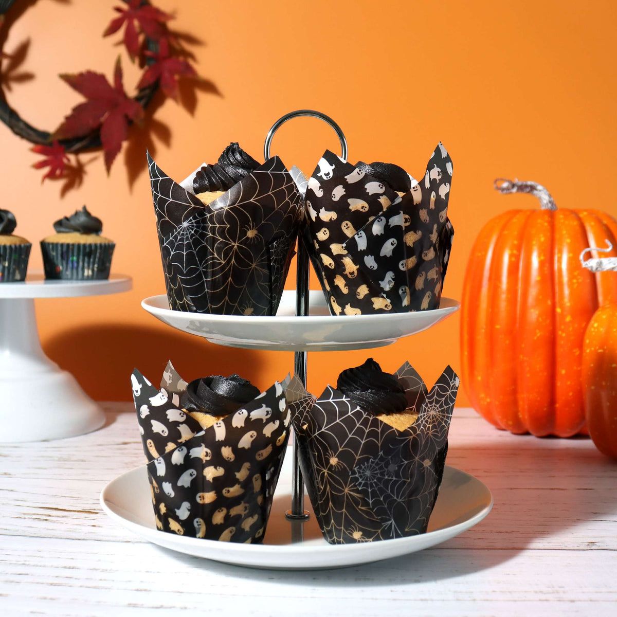 Spooky Night Tulip Shaped Muffin Cases Pk/24