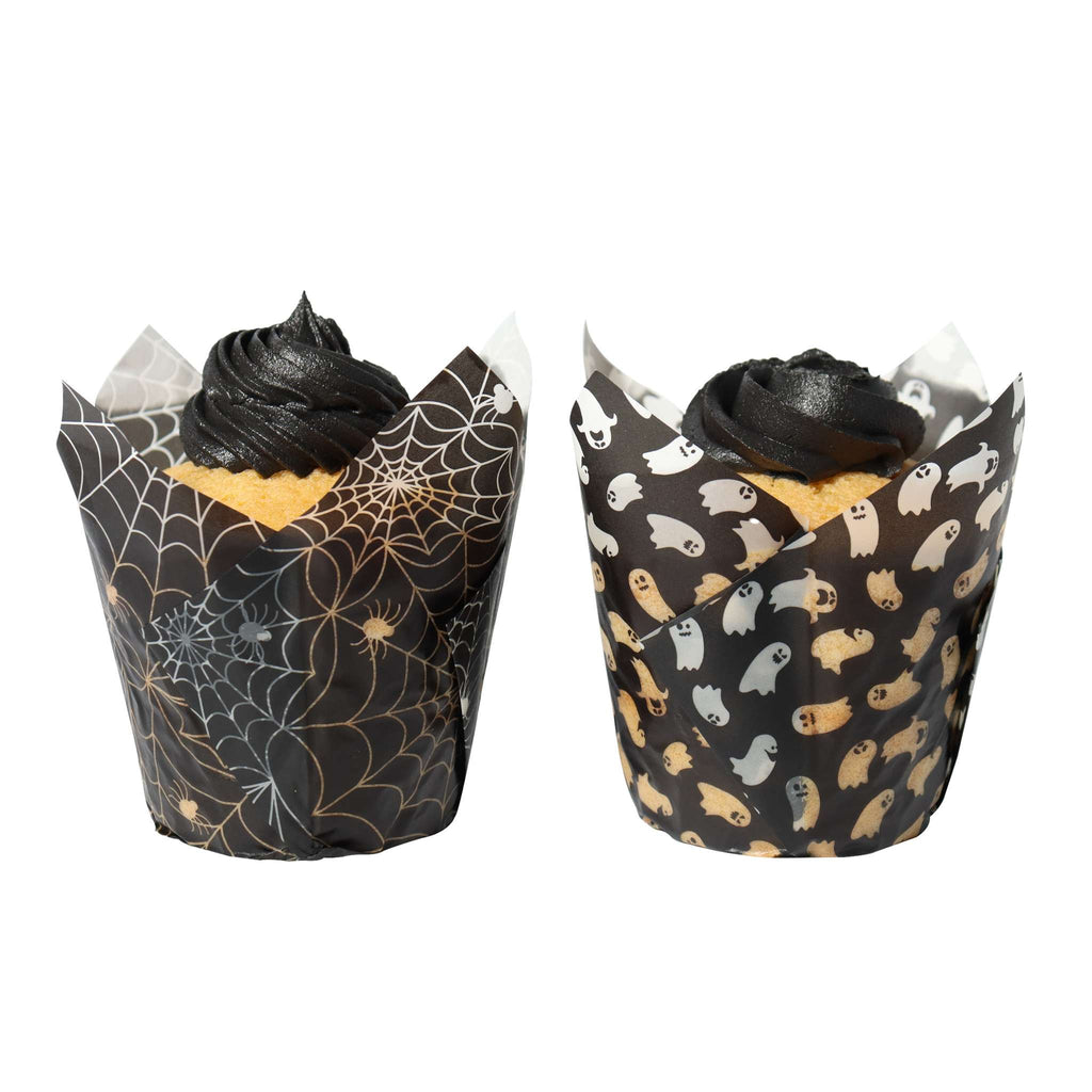 Spooky Night Tulip Shaped Muffin Cases Pk/24