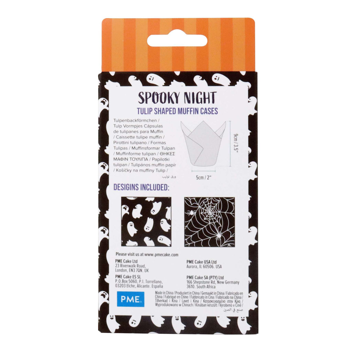 Spooky Night Tulip Shaped Muffin Cases Pk/24