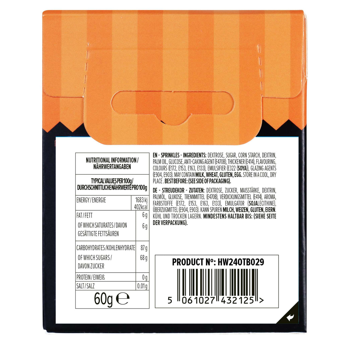 Out of the Box Halloween Sprinkles - Ensorcelé (60g)