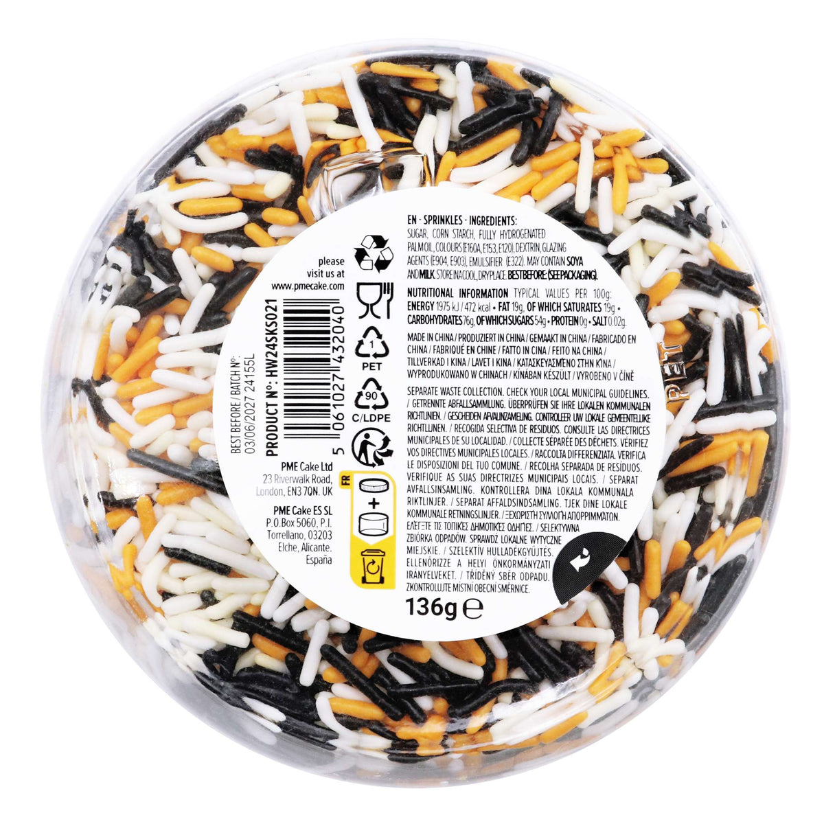 Halloween Sprinkles - Saison Effrayante (136g)