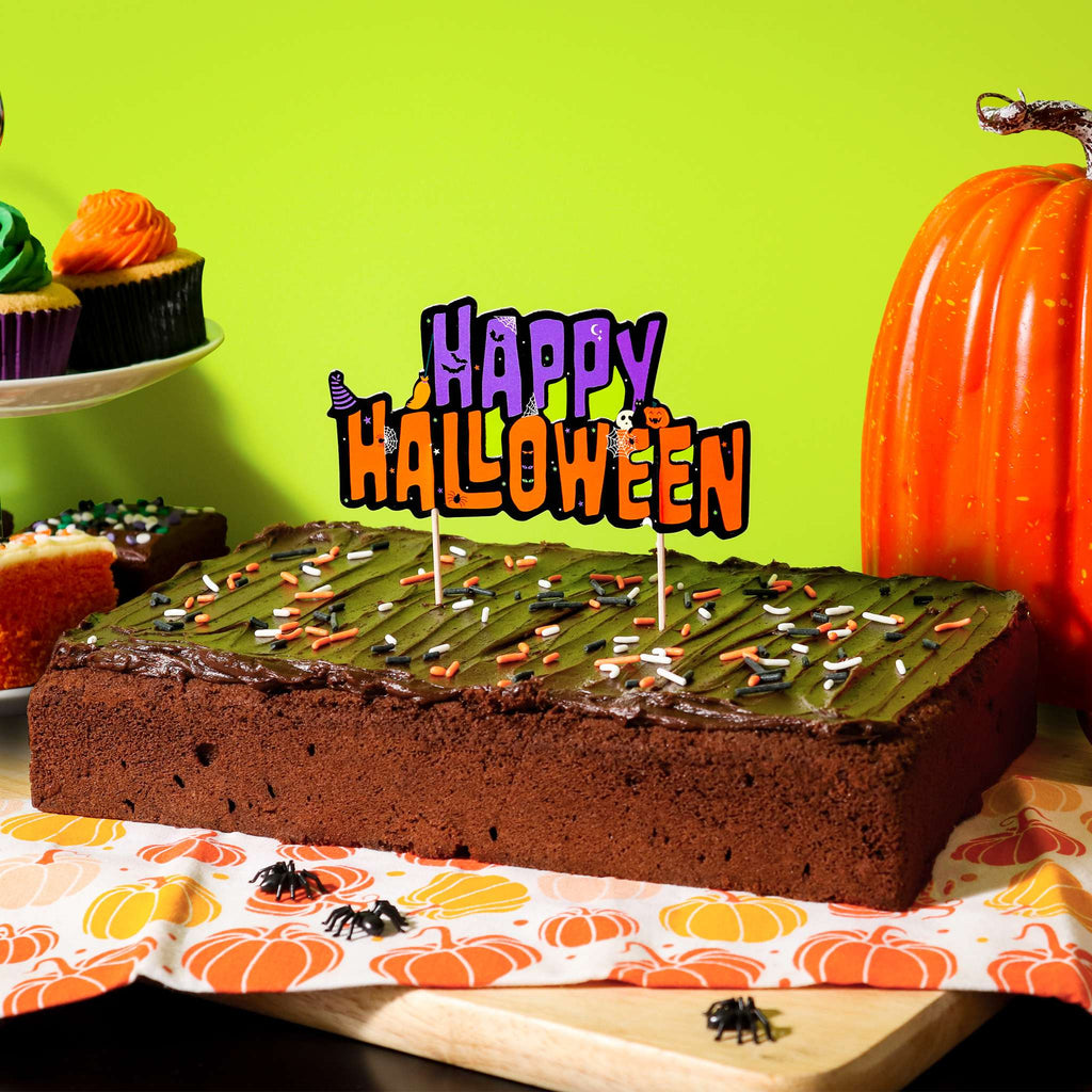 Happy Halloween Cake Topper